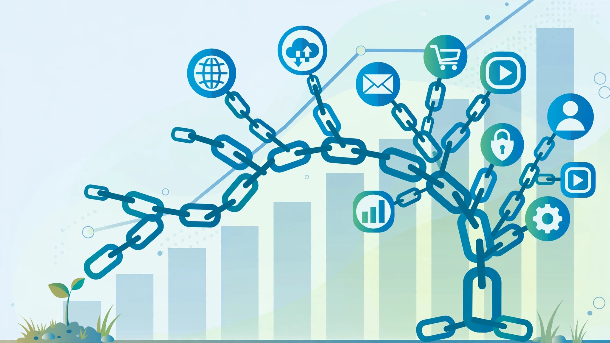 buy backlinks for new website pacing shown on a month-by-month growth calendar