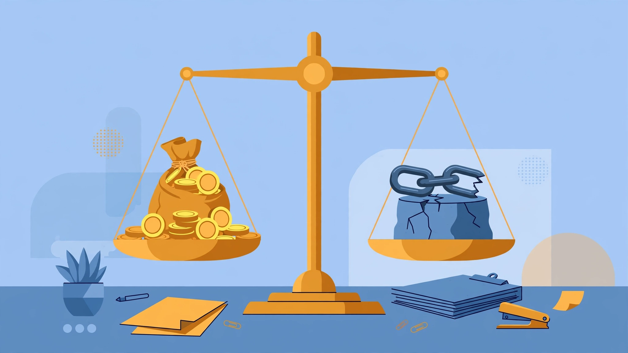 Compliance checklist showing safe link buying practices