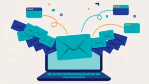 Guest post outreach email template concept showing personalized pitch emails