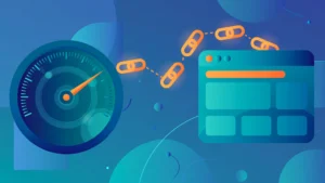 link velocity SEO safe pace speedometer illustration