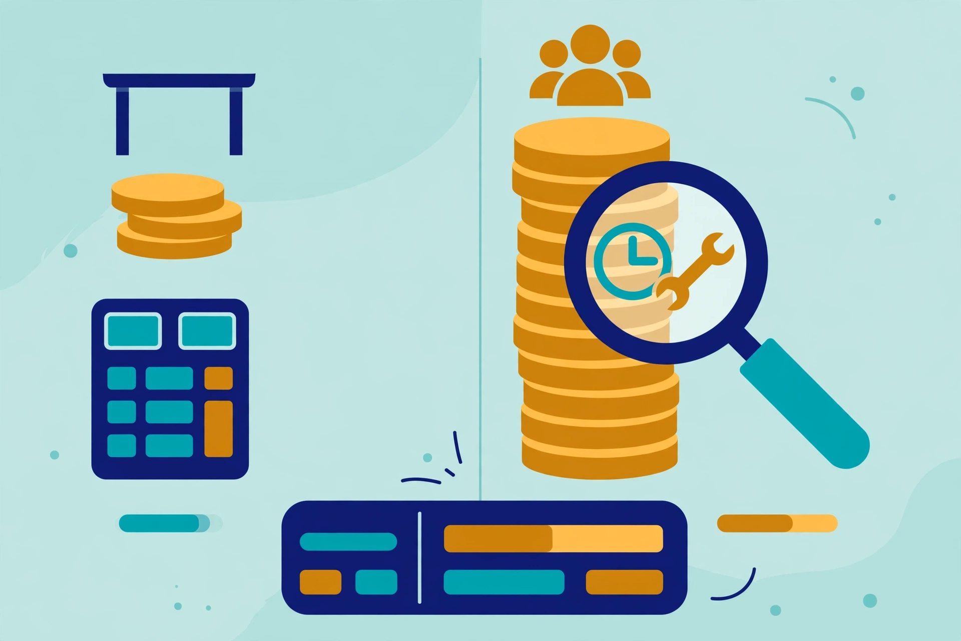 In-house versus outsourced link building cost comparison chart
