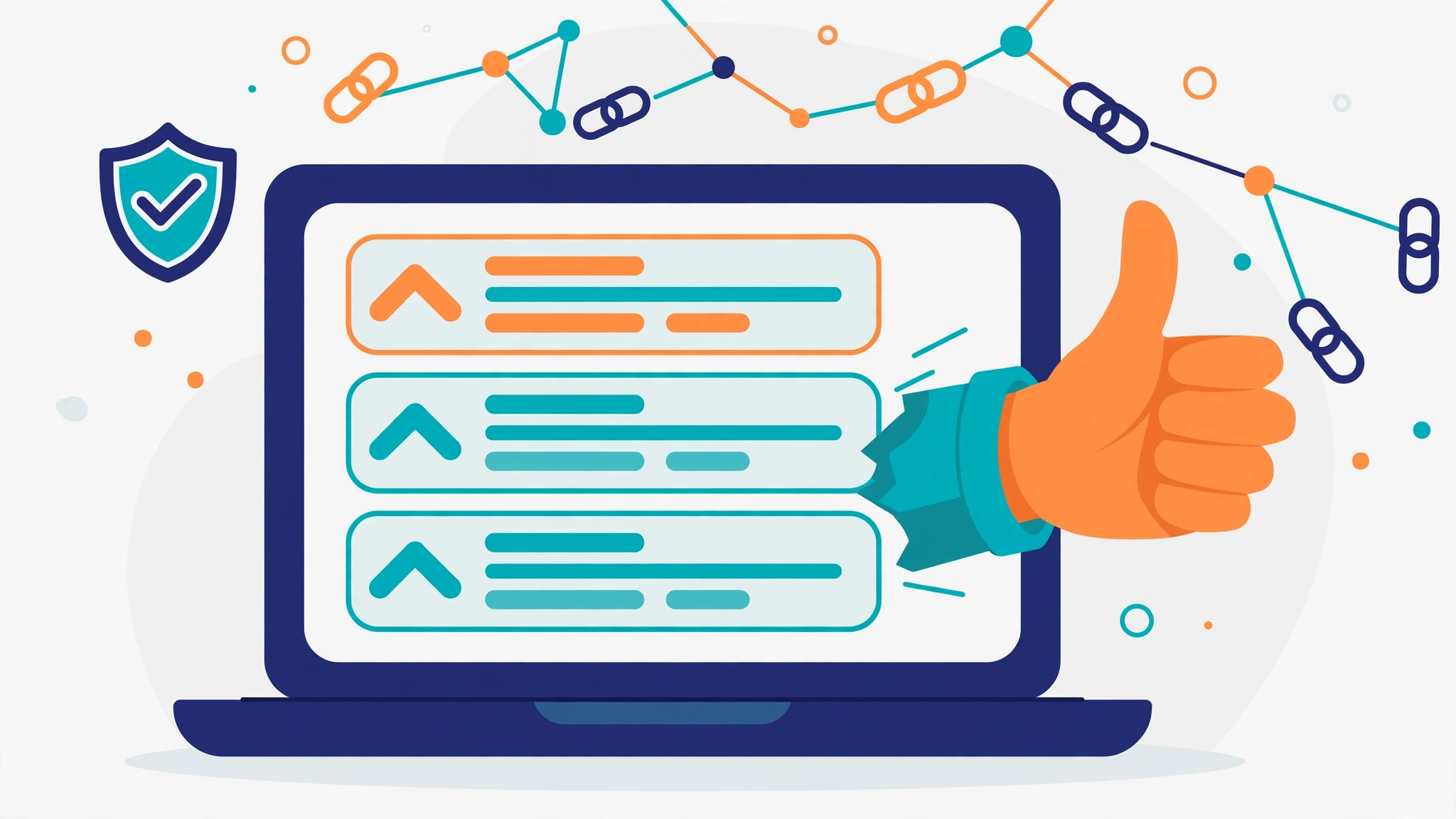 Comment-first reddit link building strategy with upvotes and trust signals