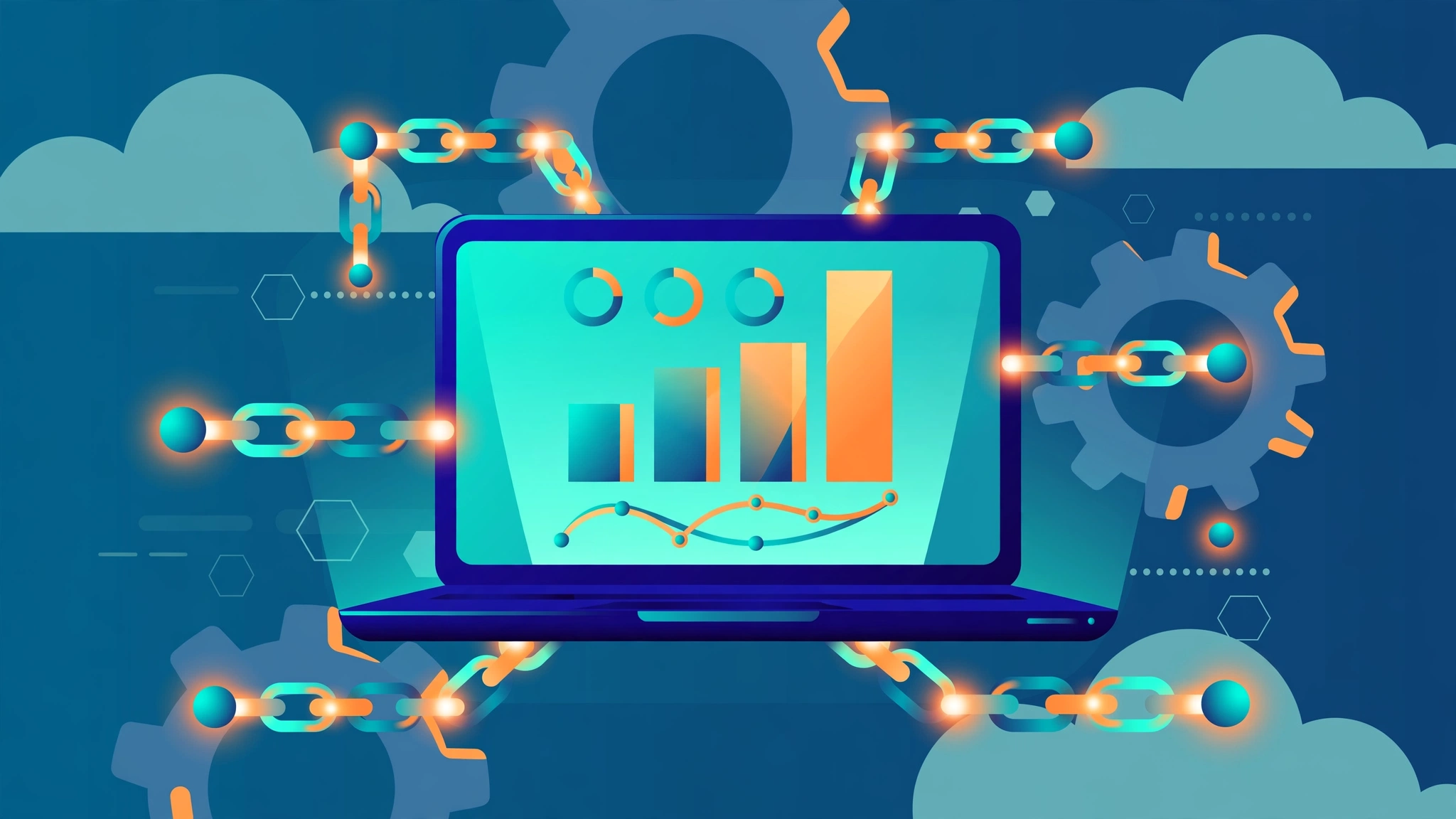 SaaS partnership handshake building integration links in a link building network