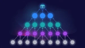 Tiered link building pyramid diagram showing Tier 1, Tier 2 and Tier 3 link layers
