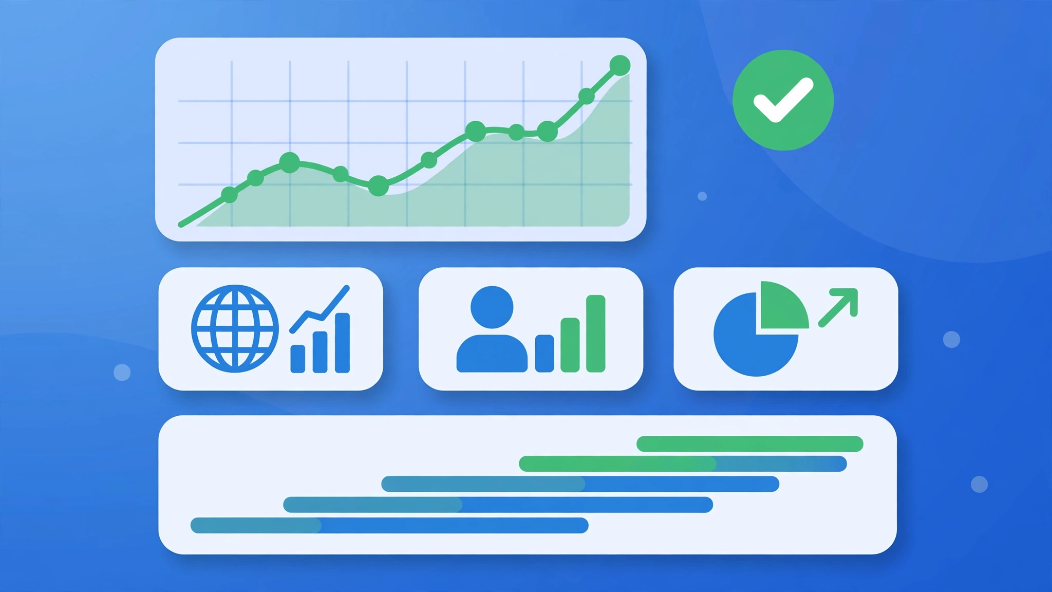 Illustration of checking a website's real organic traffic before buying